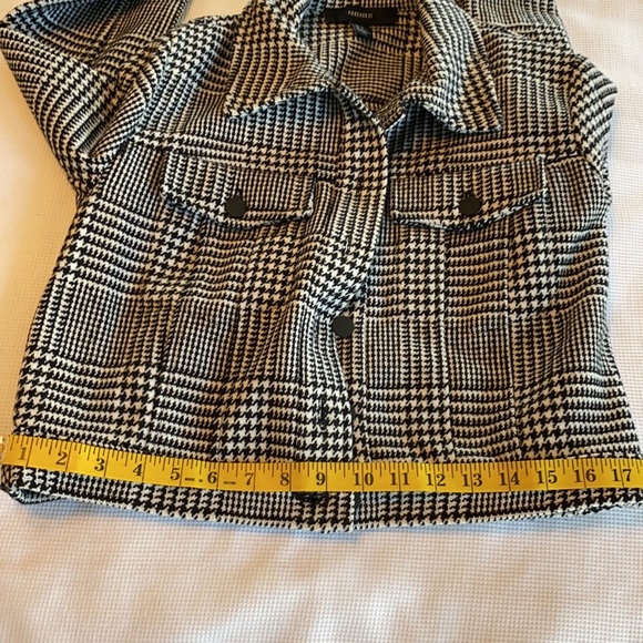 Forever 21 Cropped Houndstooth Woman’s Jacket Size Small - Picture 12 of 12